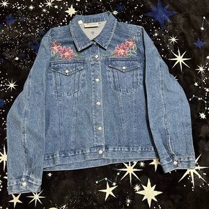 Christine Alexander Bling Denim Jacket XL